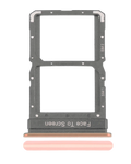 Dual-SIM-Kartenfach für Xiaomi Mi 10 5G / Mi 10 Pro (Peach Gold)