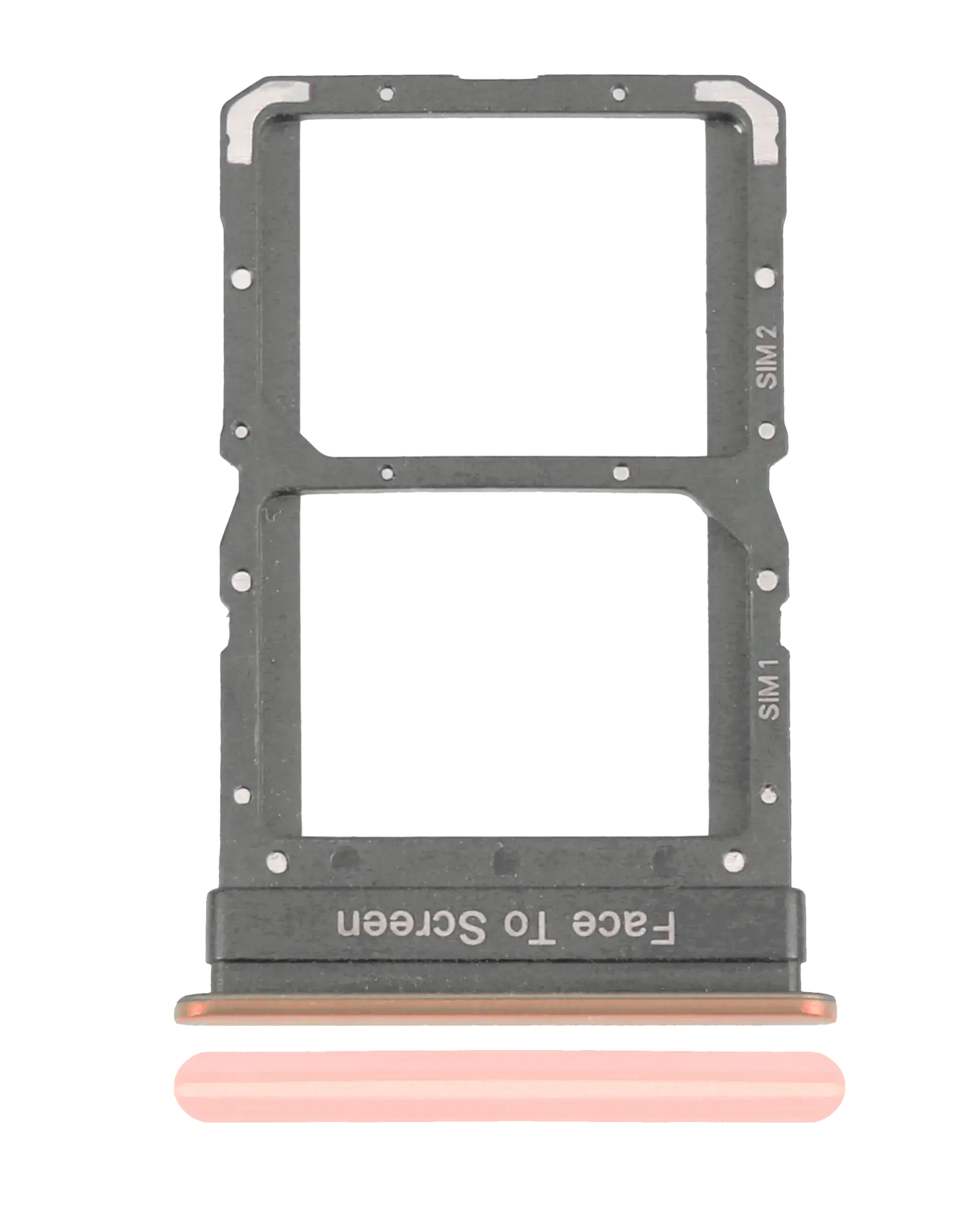 Dual-SIM-Kartenfach für Xiaomi Mi 10 5G / Mi 10 Pro (Peach Gold)