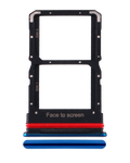 Dual SIM Card Tray for Xiaomi Mi 10 Lite 5G (Aurora Blue)