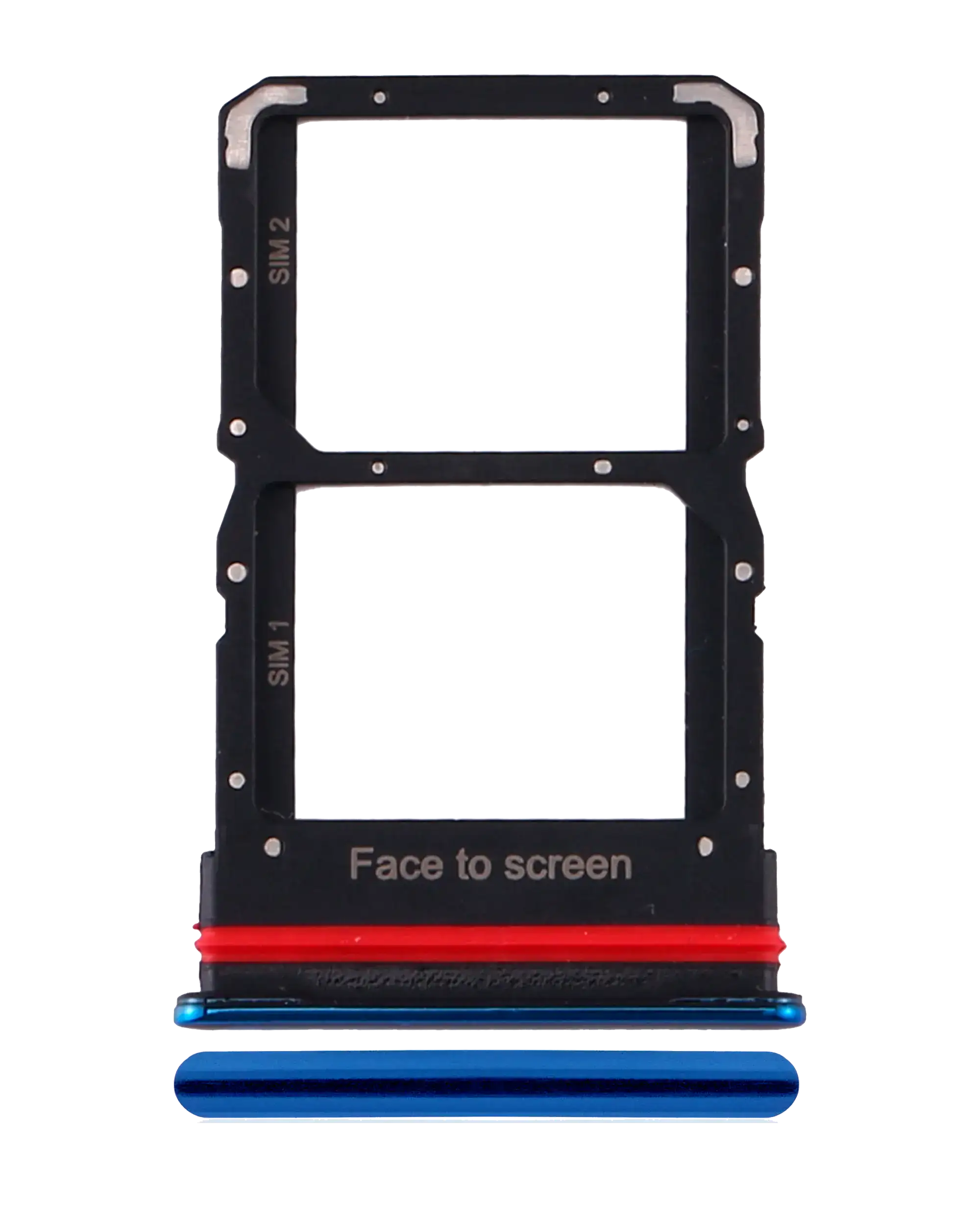 Dual SIM Card Tray for Xiaomi Mi 10 Lite 5G (Aurora Blue)