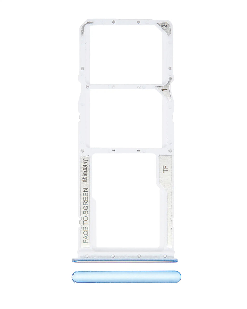 Dual-SIM-Kartenfach für Xiaomi Redmi Note 10 / Note 10S (Ocean Blue)