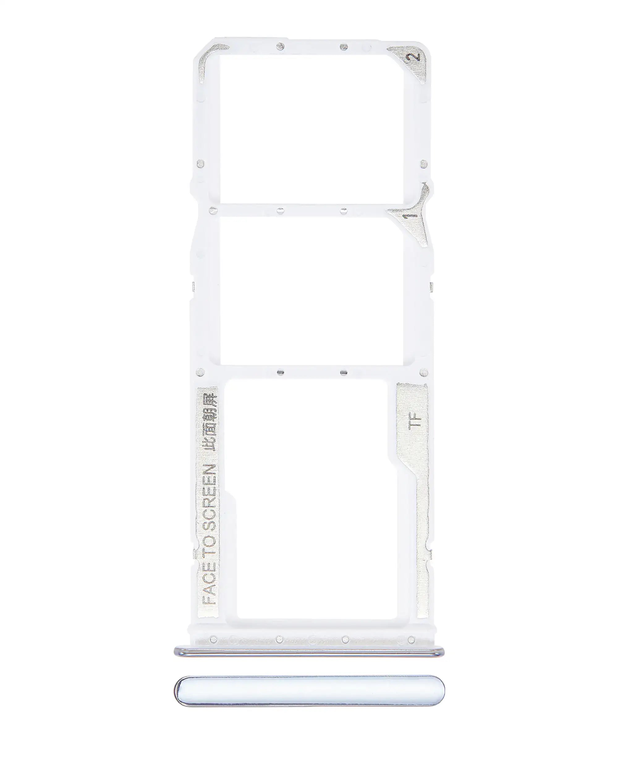 Dual SIM Card Tray for Xiaomi Redmi Note 10 / Note 10S (Pebble White)
