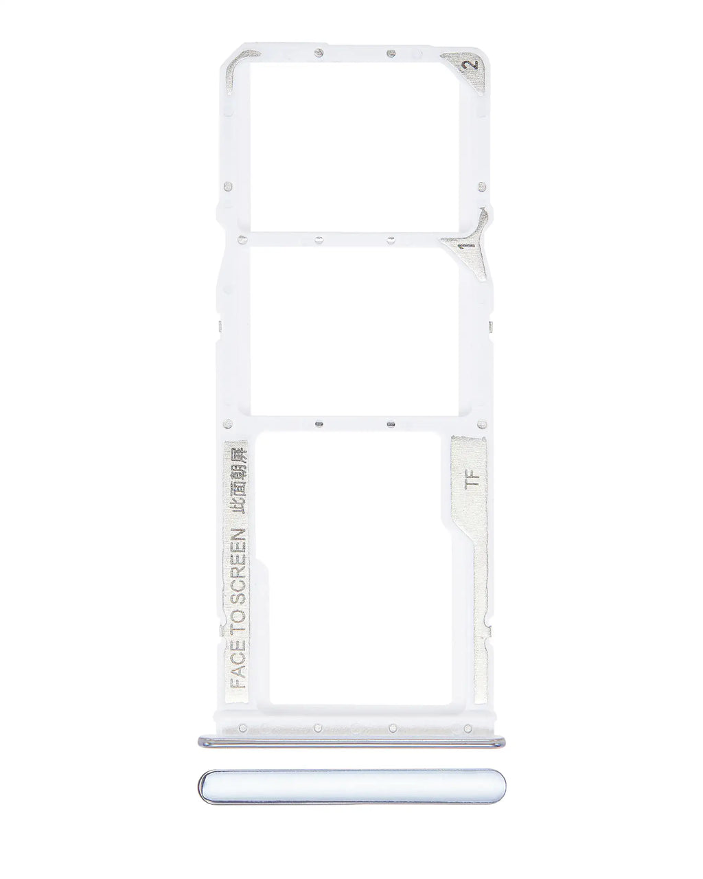Dual-SIM-Kartenfach für Xiaomi Redmi Note 10 / Note 10S (Pebble White)