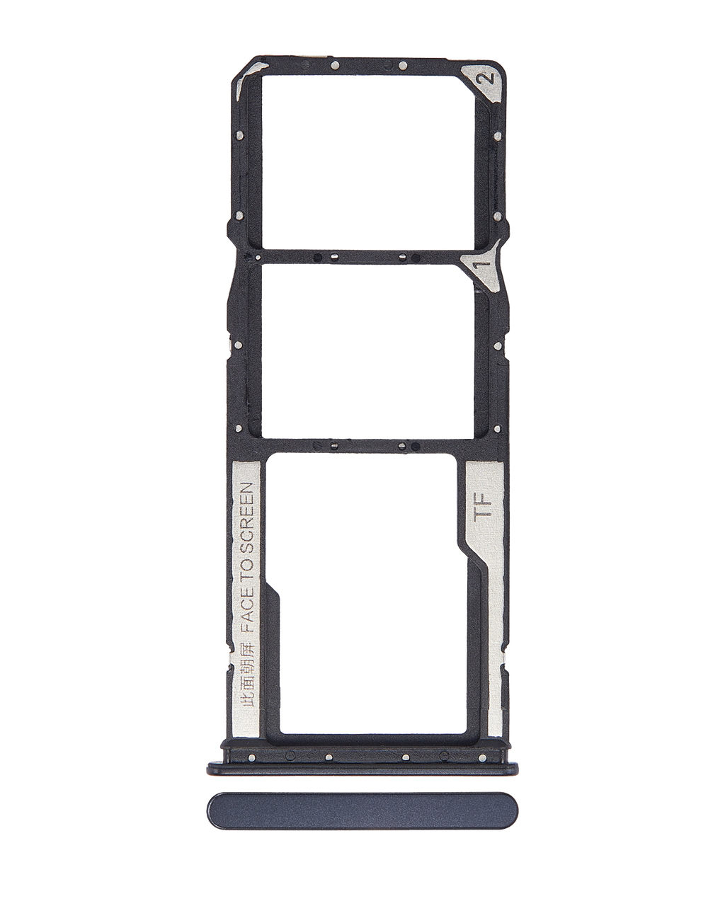Dual SIM card tray for Xiaomi Redmi Note 11 (Graphite Gray)