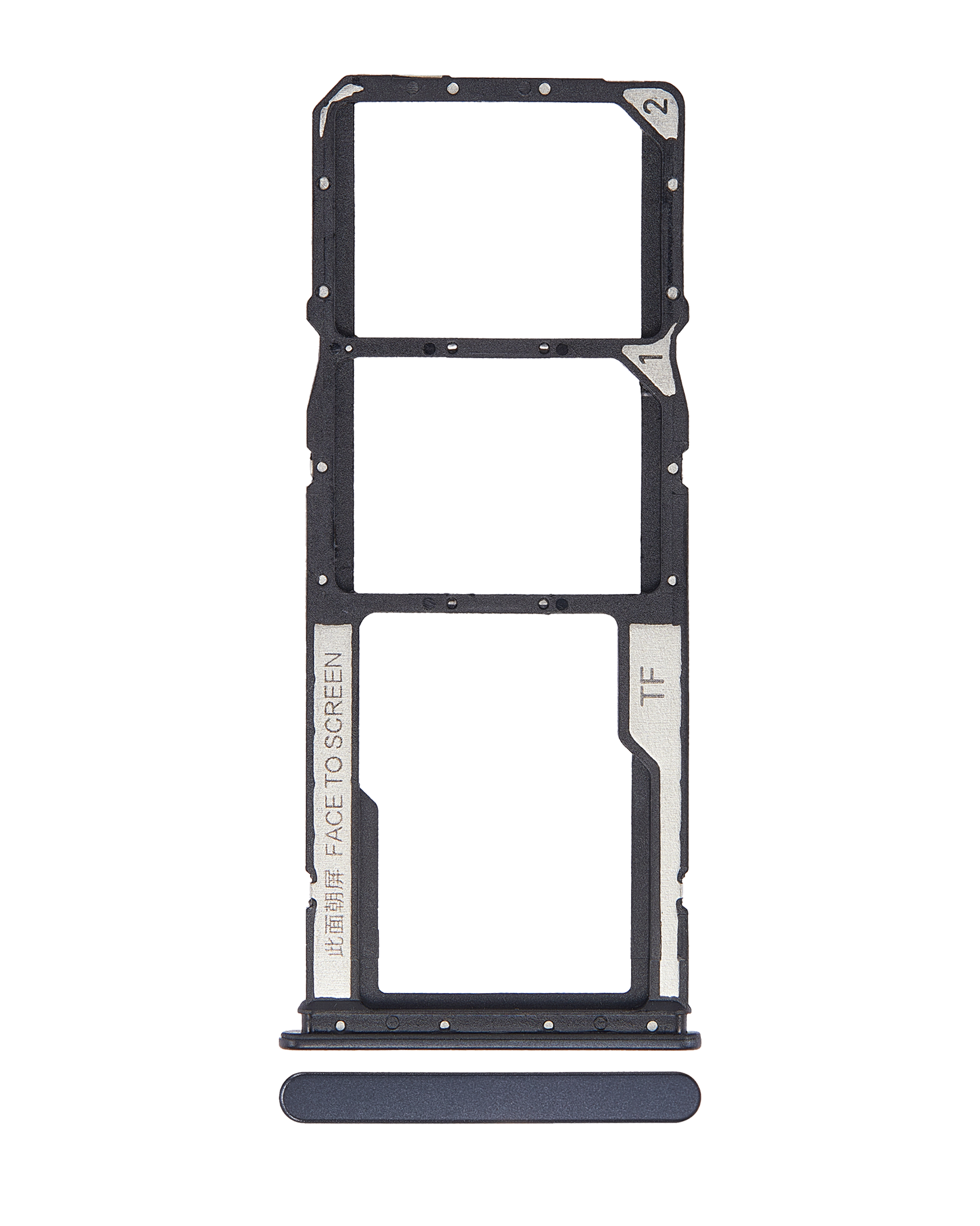 Dual SIM card tray for Xiaomi Redmi Note 11 (Graphite Gray)