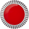 Crown Nut for Apple Watch Series 3 (38 mm / 42 mm) LTE Version (Red / Silver)
