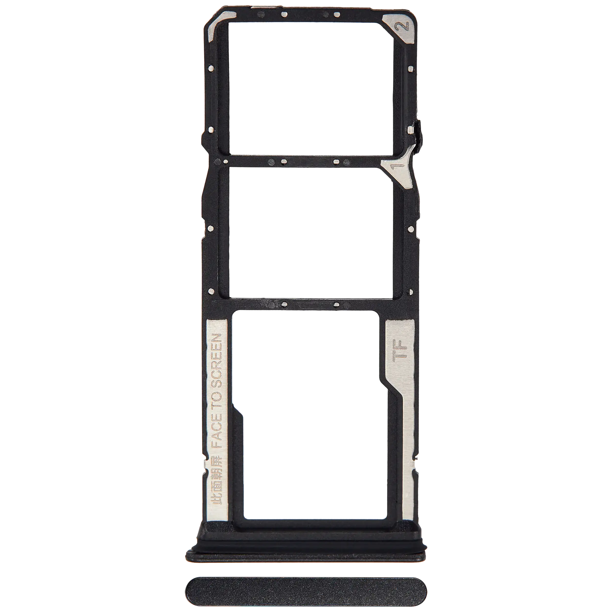 SIM-Karten-Tray für Xiaomi Redmi 13R (Schwarz)