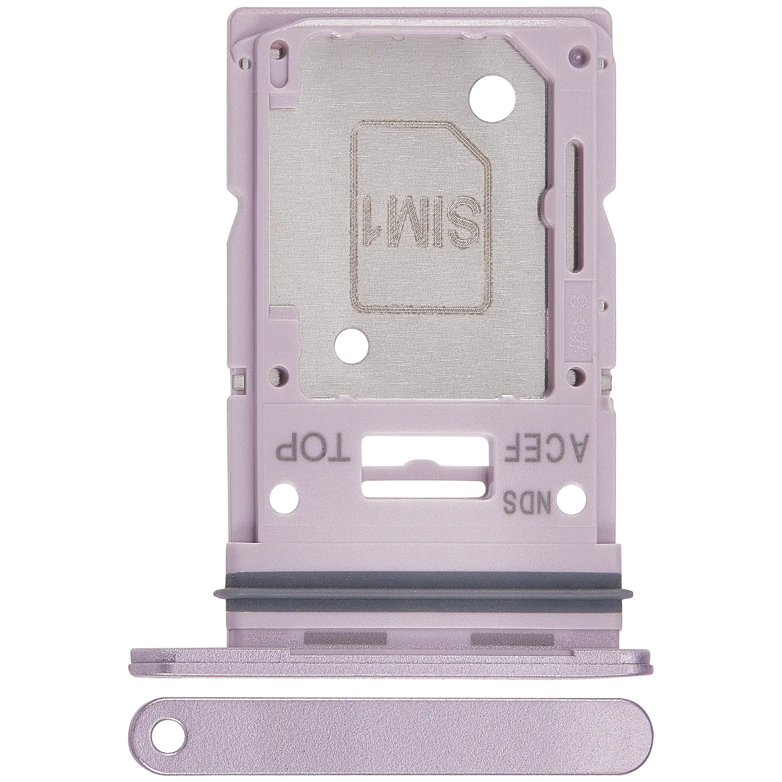 Dual SIM Card Tray for Samsung Galaxy A35 (A356 / 2024) (Premium) (Lilac)