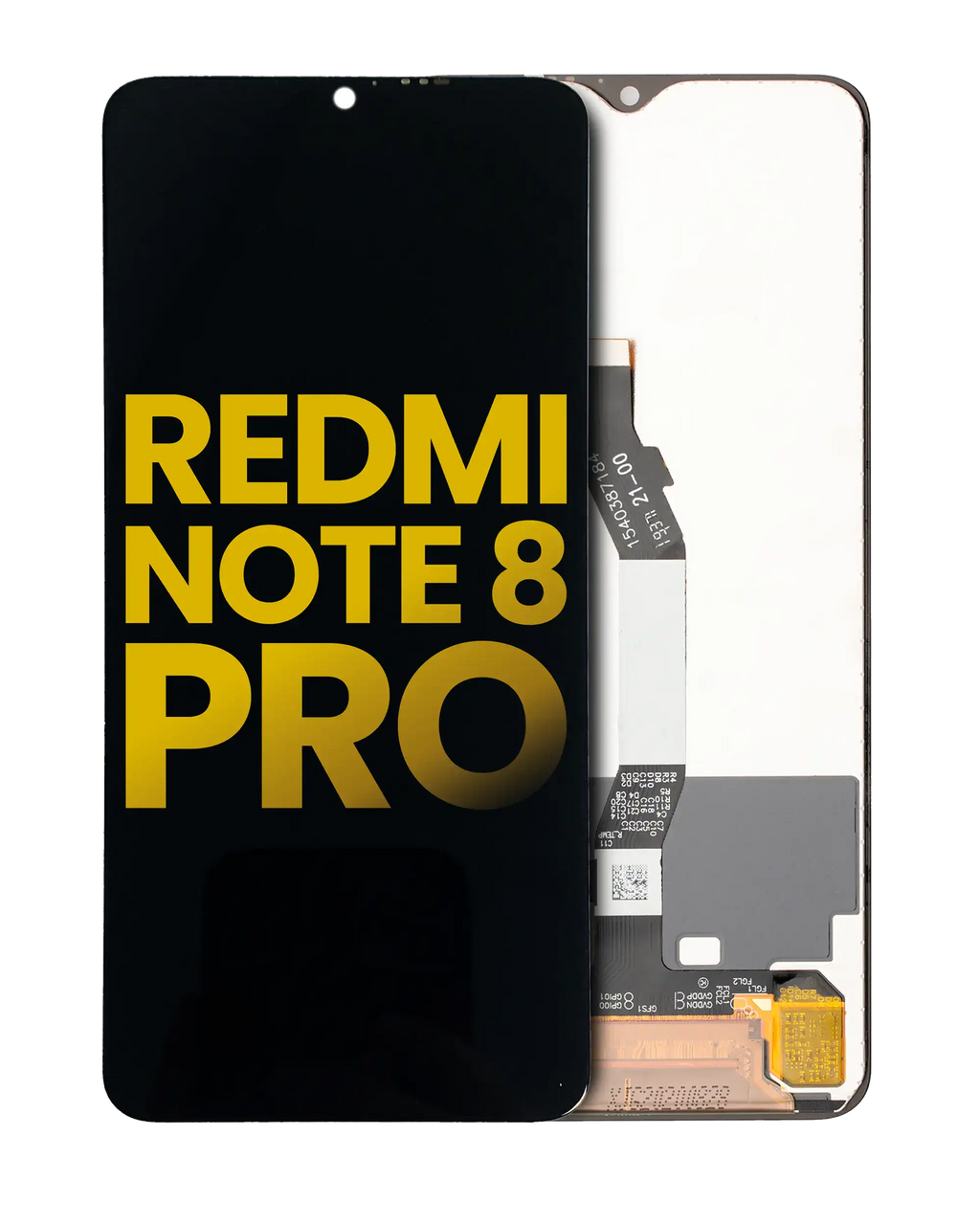 Frameless LCD Display for Xiaomi Redmi Note 8 Pro (Refurbished) (All Colors)