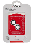 Casper Camera Lens Protector for iPhone 14 / 14 Plus (Silver) (Clear)