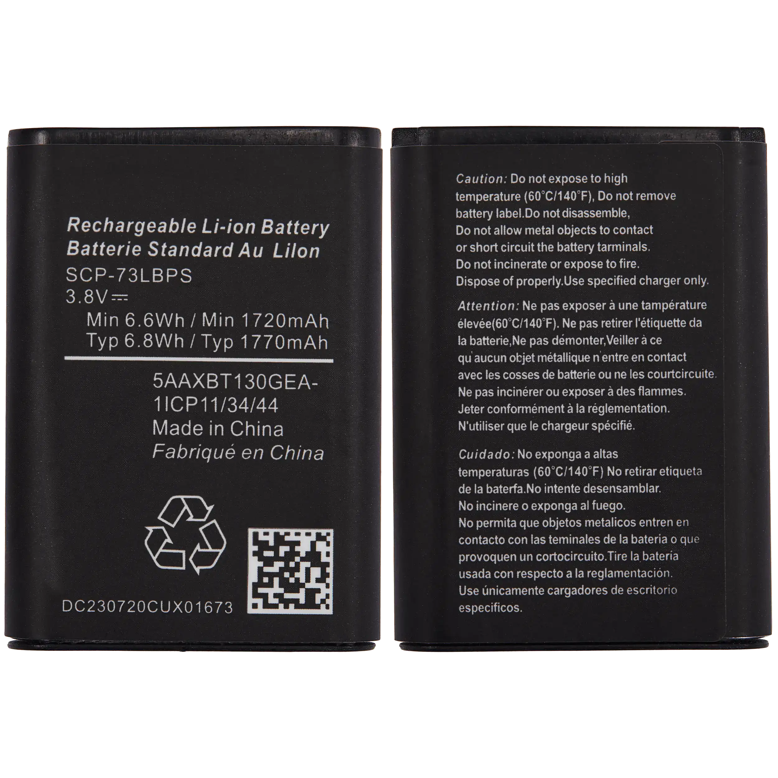 Ersatzakku für Kyocera Dura XV Extreme plus (E4811) (SCP -73LBPS)