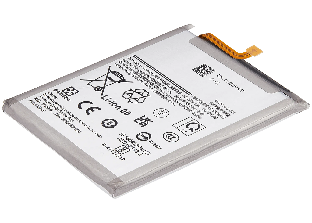 Replacement battery for Samsung Galaxy A25 5G (A256/2023), A35 5G (A356/2024), A55 5G (A556/2024) (EB-BA256ABS)
