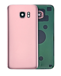 Back Cover with Camera Lens for Samsung Galaxy S7 Edge (No Logo) (Aftermarket Plus) (Rose Pink)