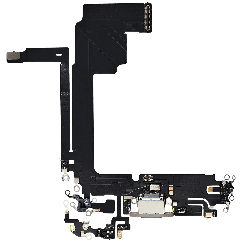 Ladebuchse-Flexkabel für iPhone 15 Pro Max (Aftermarket Plus) (Natural Titanium)