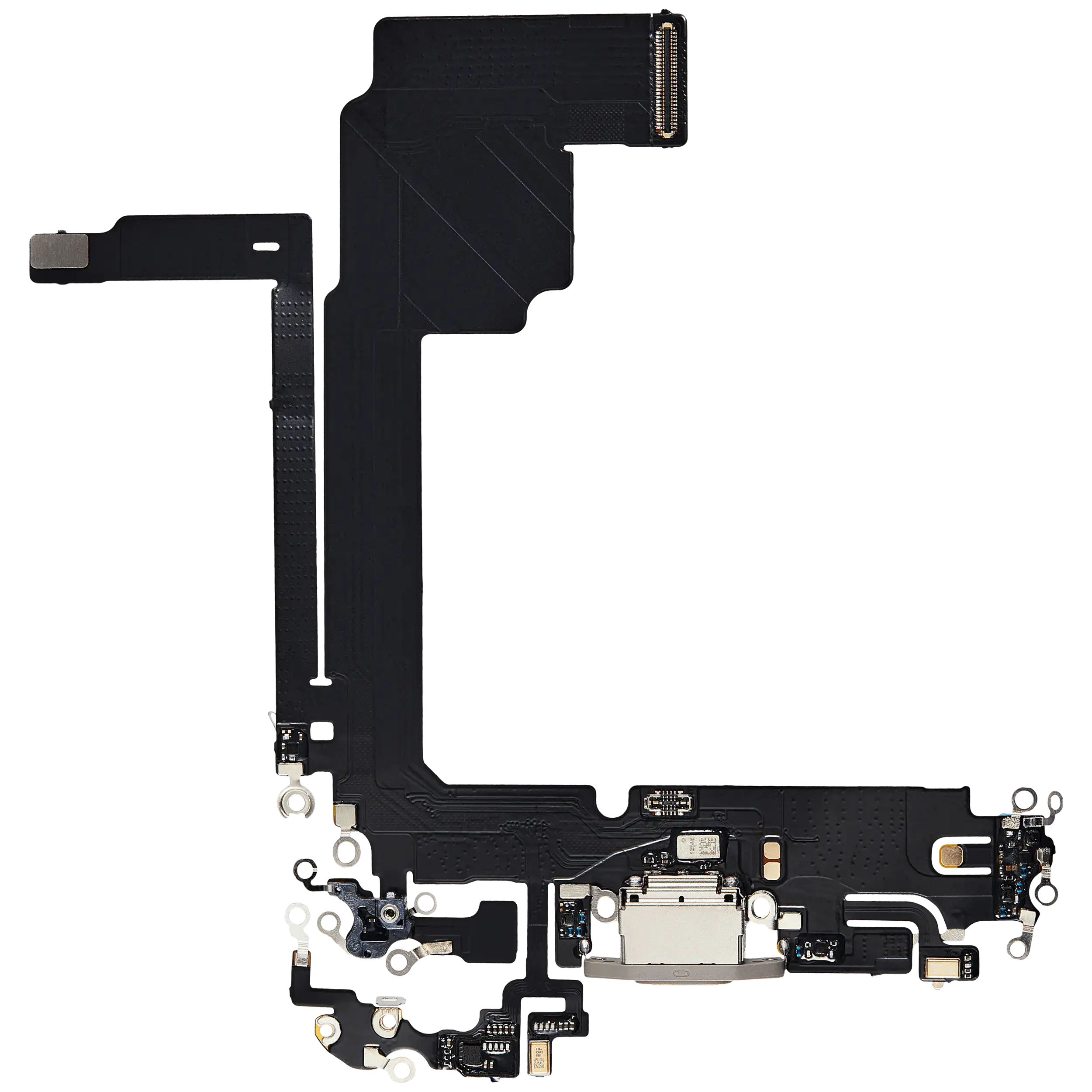 Ladebuchse-Flexkabel für iPhone 15 Pro Max (Aftermarket Plus) (Natural Titanium)
