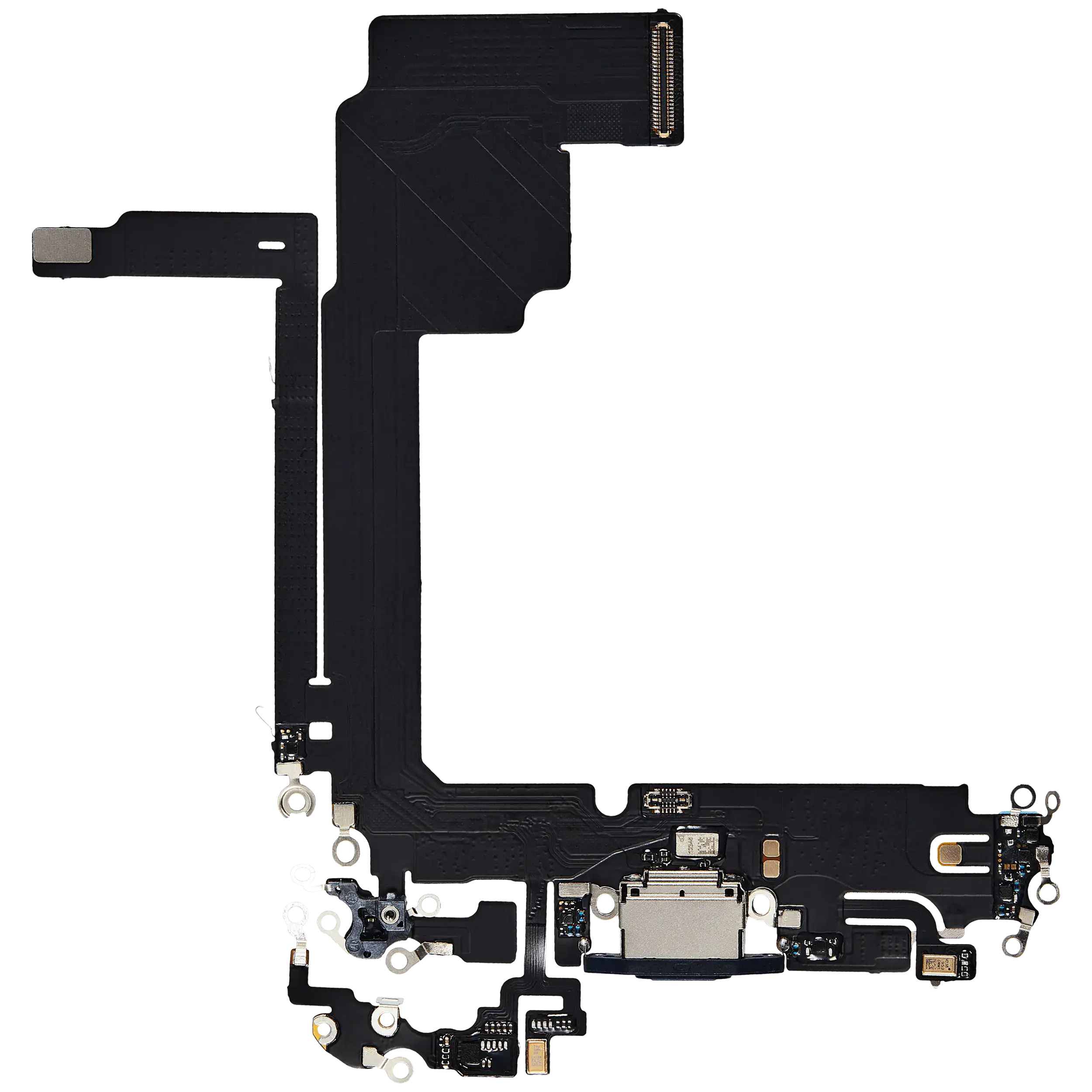 Ladebuchsen-Flexkabel für iPhone 15 Pro Max (Aftermarket Plus) (Blau Titanium)