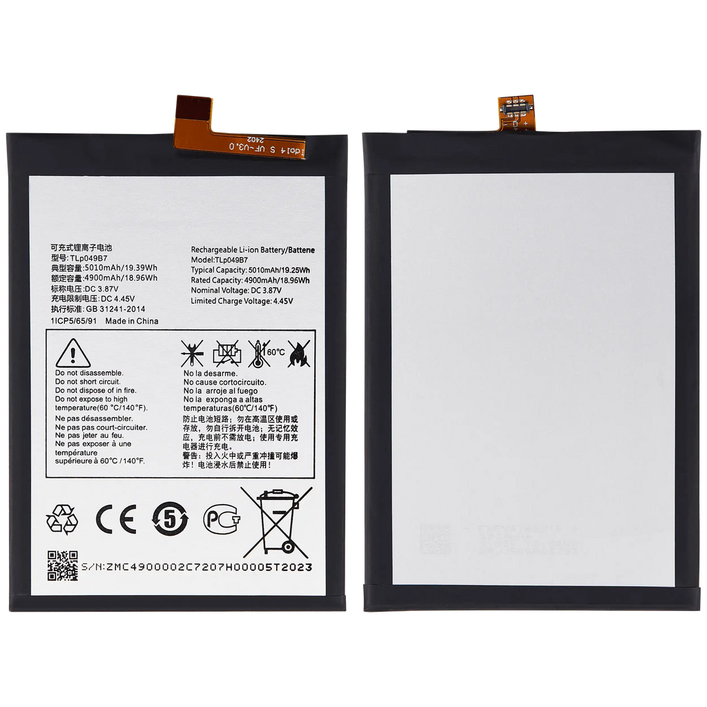 Replacement battery for TCL 30 / 30 5G / 30 Plus / 40 SE (TLP049B7)