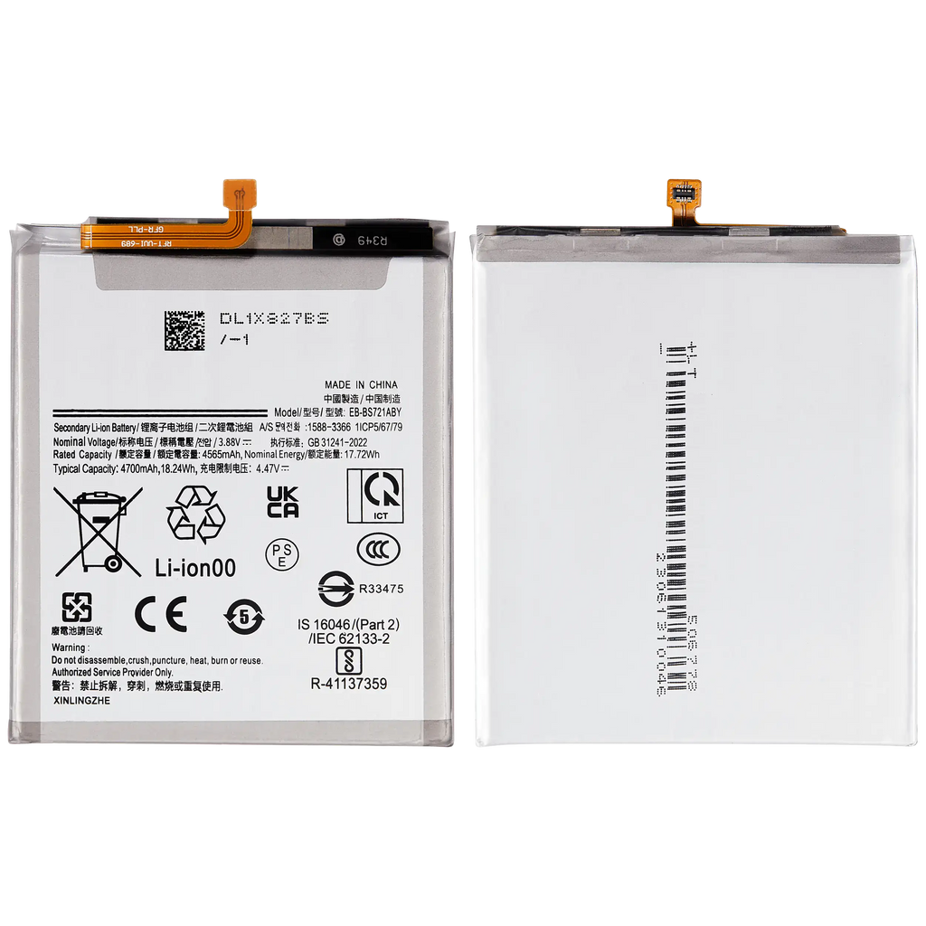 Replacement battery for Samsung Galaxy S24 FE (EB-BS721ABY)