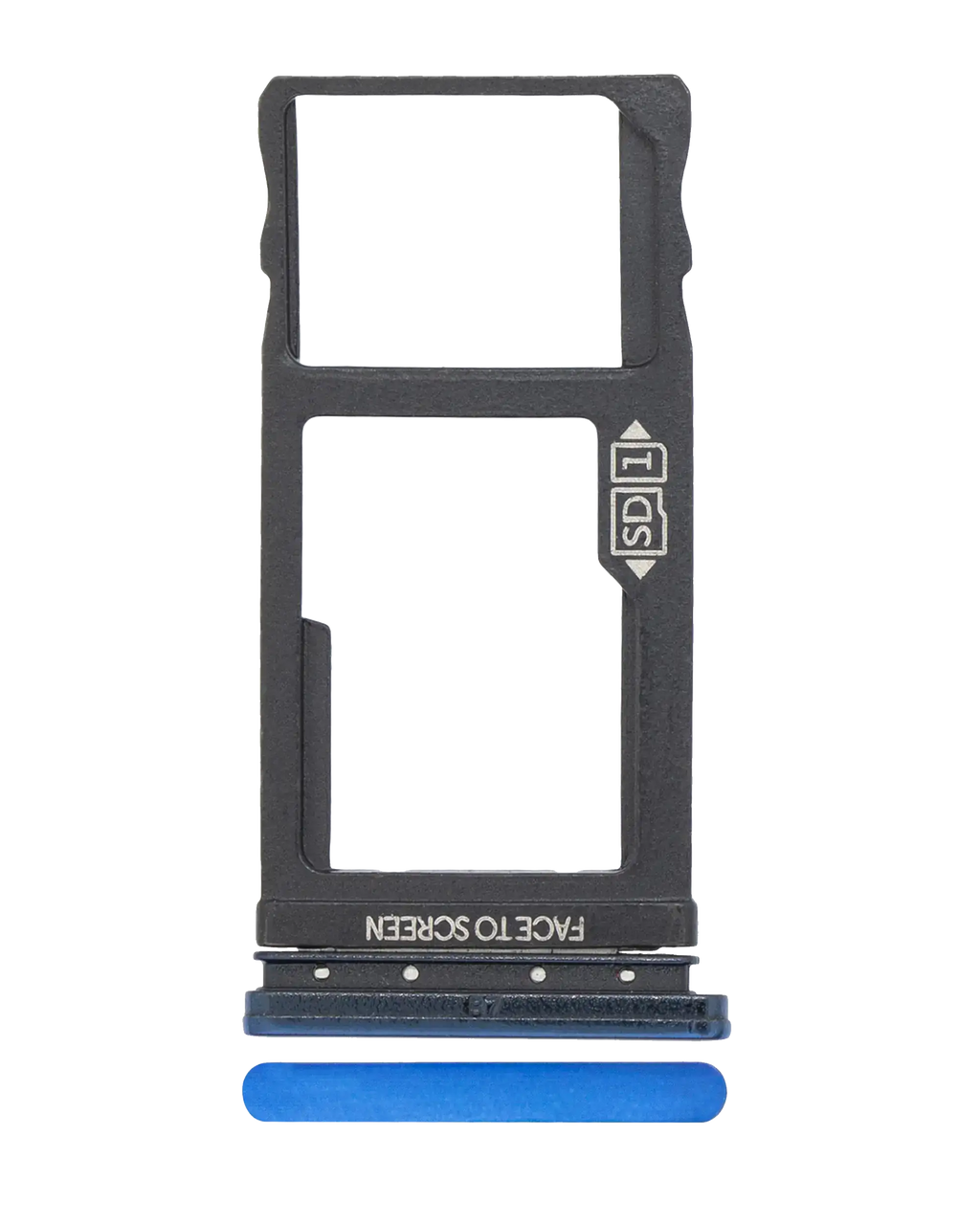 Einzel-SIM-Kartenträger für Motorola One Vision (XT1970 / 2019) (Sapphire Blue)