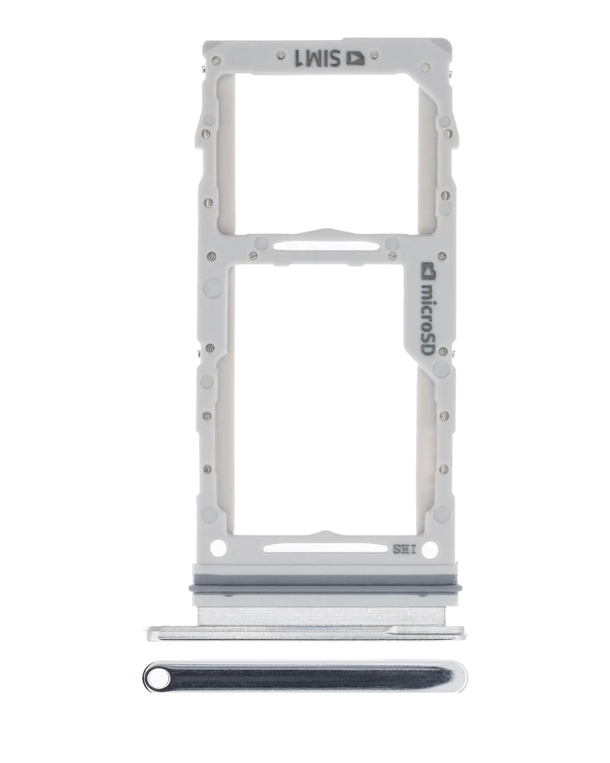 Dual-SIM-Kartenfach für Samsung Galaxy A90 5G (A908 / 2019) (Weiß)