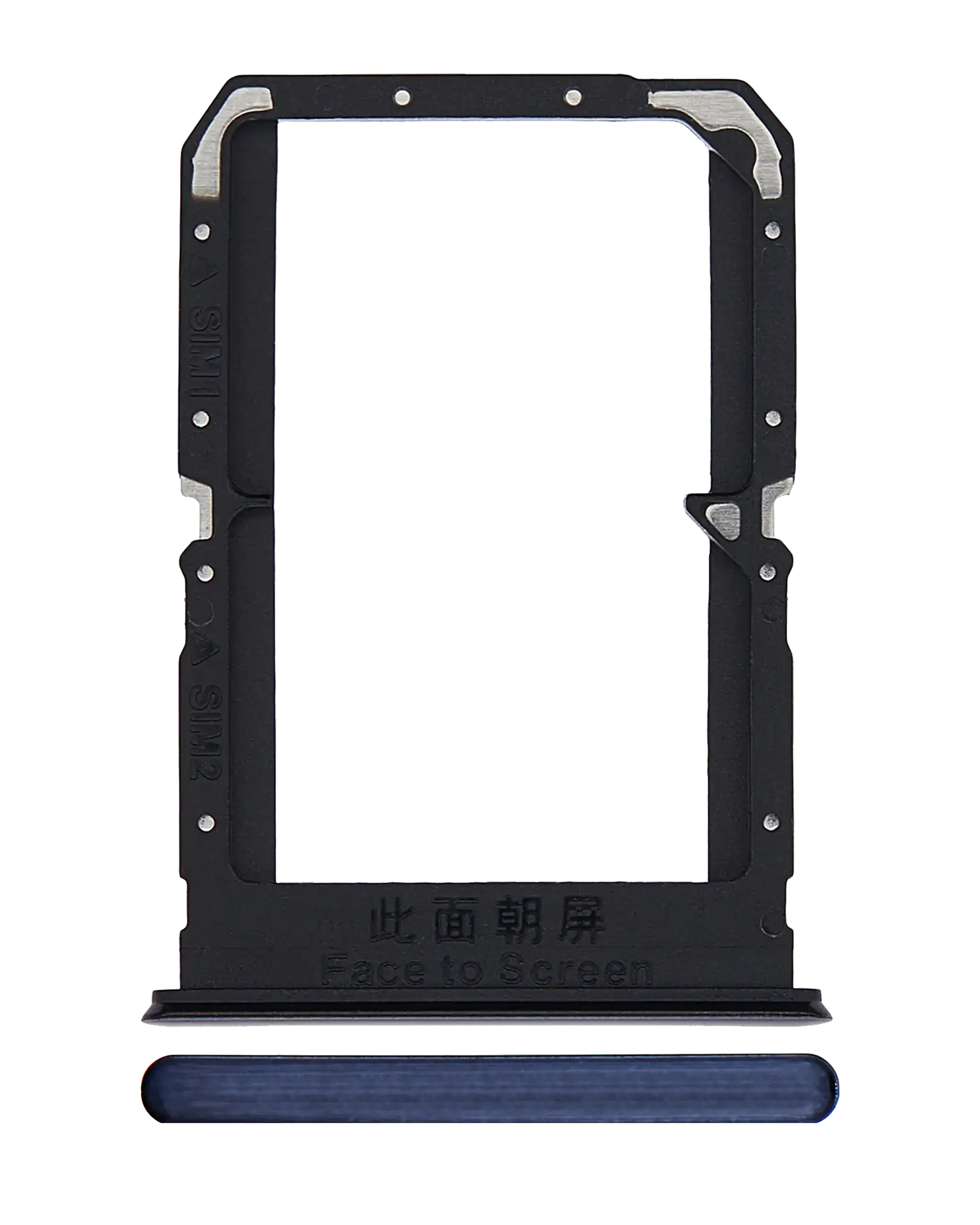 Dual SIM Card Tray for OnePlus Nord CE 5G (Charcoal Ink)