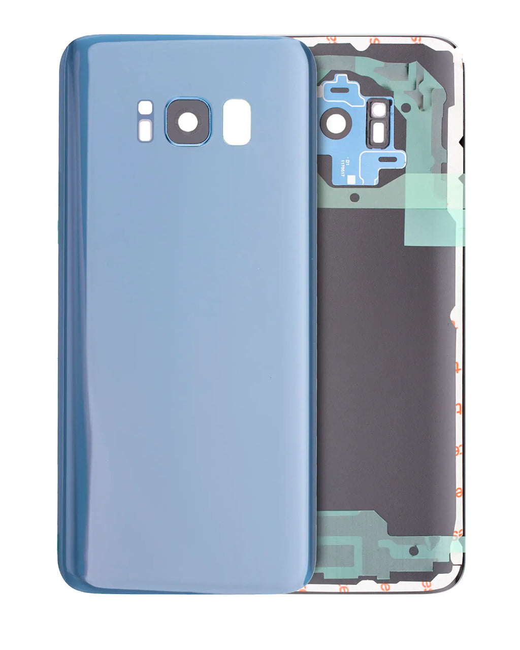 Back Cover with Camera Lens for Samsung Galaxy S8 (without Logo) (Aftermarket Plus) (Coral Blue)