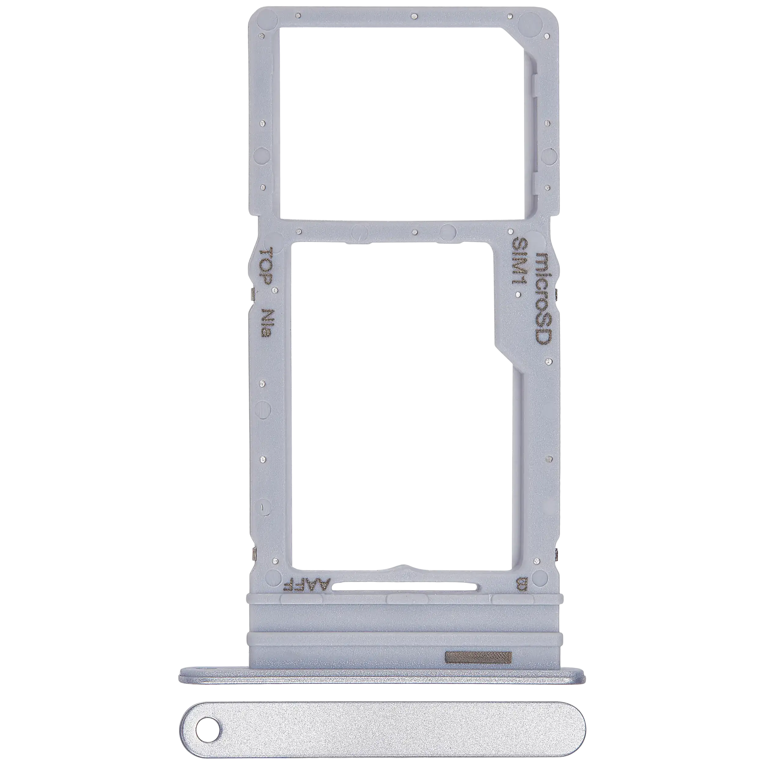 Single SIM Card Tray for Samsung Galaxy A16 5G (A166 / 2024) Premium (Light Gray)
