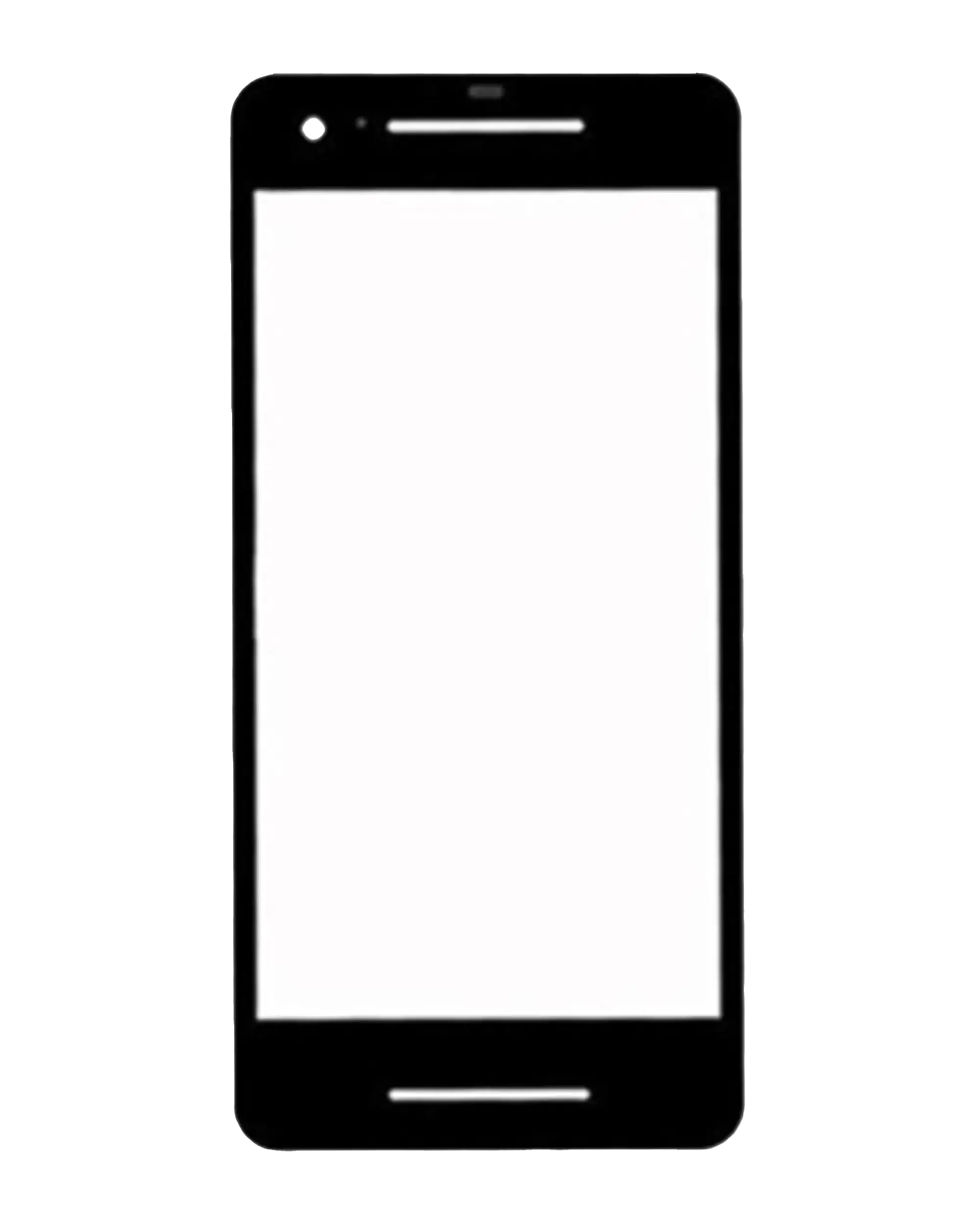 Front Glass for Google Pixel 2 (Black)