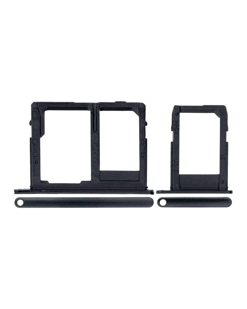 SIM-Karten-Tray für Samsung Galaxy J8 (J810 / 2018) (Schwarz) (2er-Set)