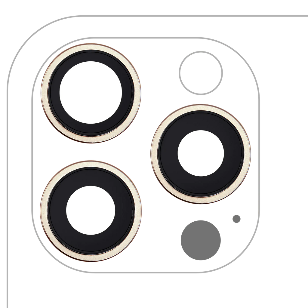 Kameralinse hinten+Set für iPhone 16 Pro/Max Desert Titanium Premium