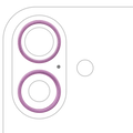 Hintere Kamerablendenringe für iPhone 16 / 16 Plus, Pink (2er-Set)