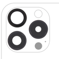 Apple iPhone 15 Pro Kameralinse hinten mit Rahmen Set Premium Schwarz Titanium