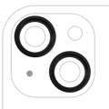 Rückkamera-Zierring für iPhone 15 / 15 Plus (Schwarz) (2 Stück Set)