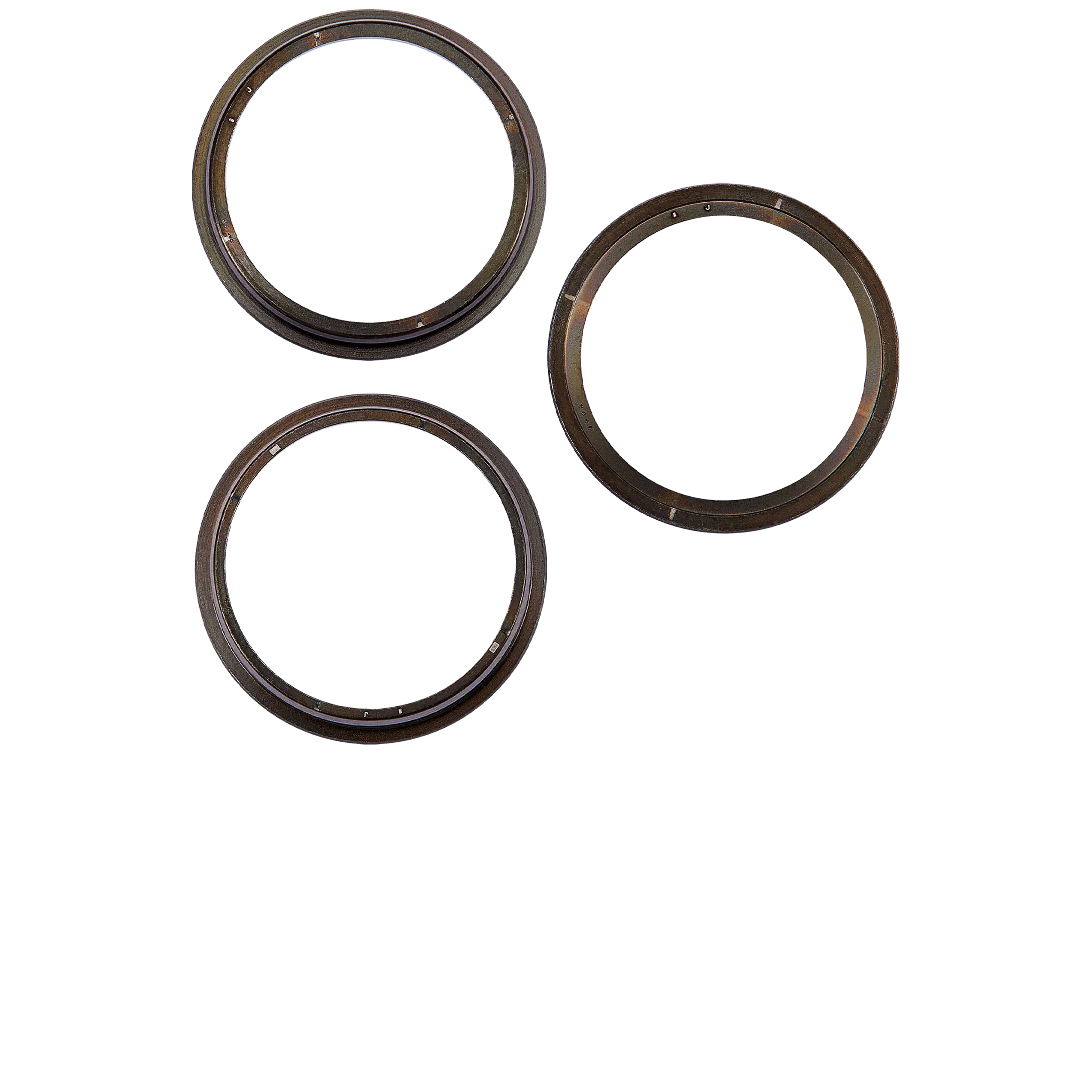 Only Rear Camera Lens Ring for iPhone 15 Pro Max (Black Titanium) (3-Pack)