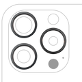 Nur hinterer Kamera-Zierring für iPhone 15 Pro Max (Schwarz Titanium) (3er-Set)