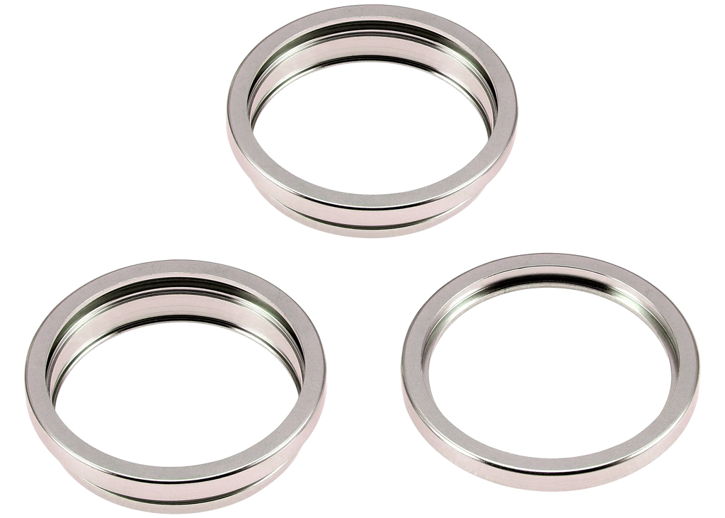Rear Camera Lens Ring for iPhone 15 Pro Max (Natural Titanium) (3-piece set)