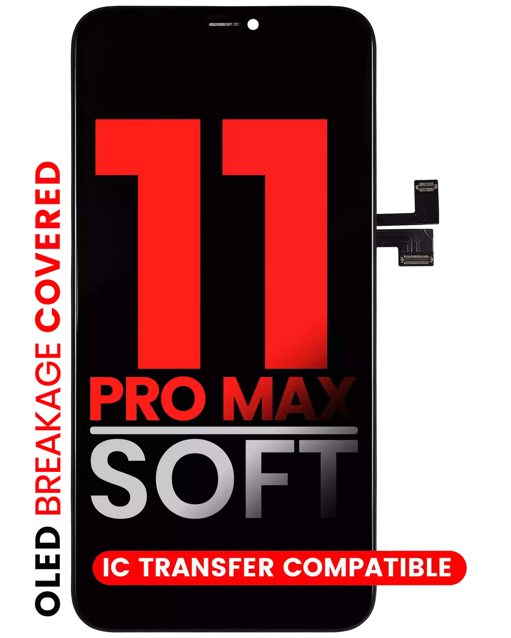 OLED-Display für iPhone 11 Pro Max (Aftermarket Pro: XO7 Soft)