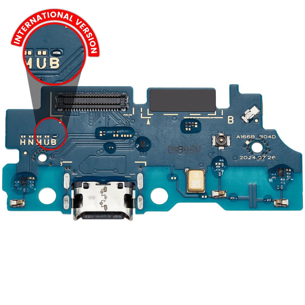 Charging Port with PCB for Samsung Galaxy A16 5G (A166B / 2024) (International Version) (Premium)