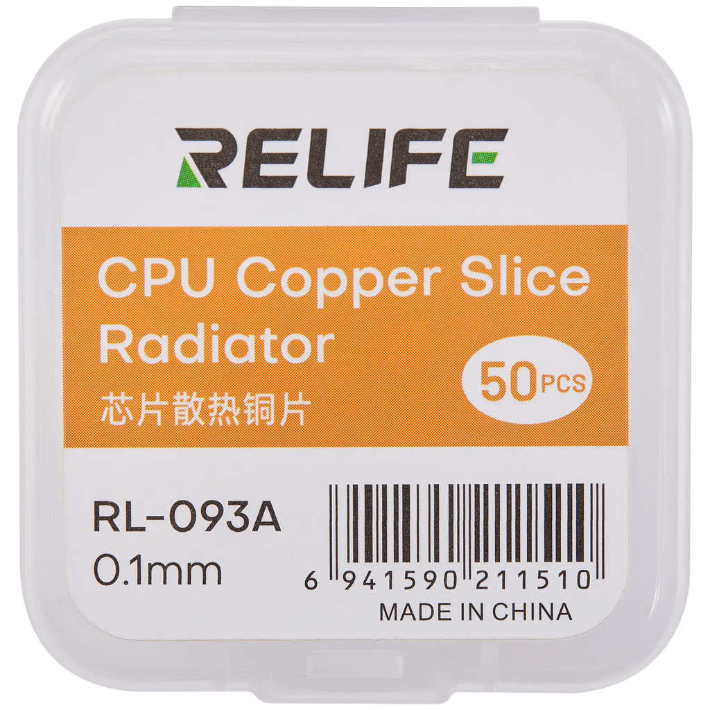 Relife RL-093A Chip-Kühlkörper Kupferblech 0,1 mm (50er-Pack)