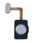 Fingerprint Sensor with Flex Cable for LG Q7 Alpha / Q7 Plus (Silver)