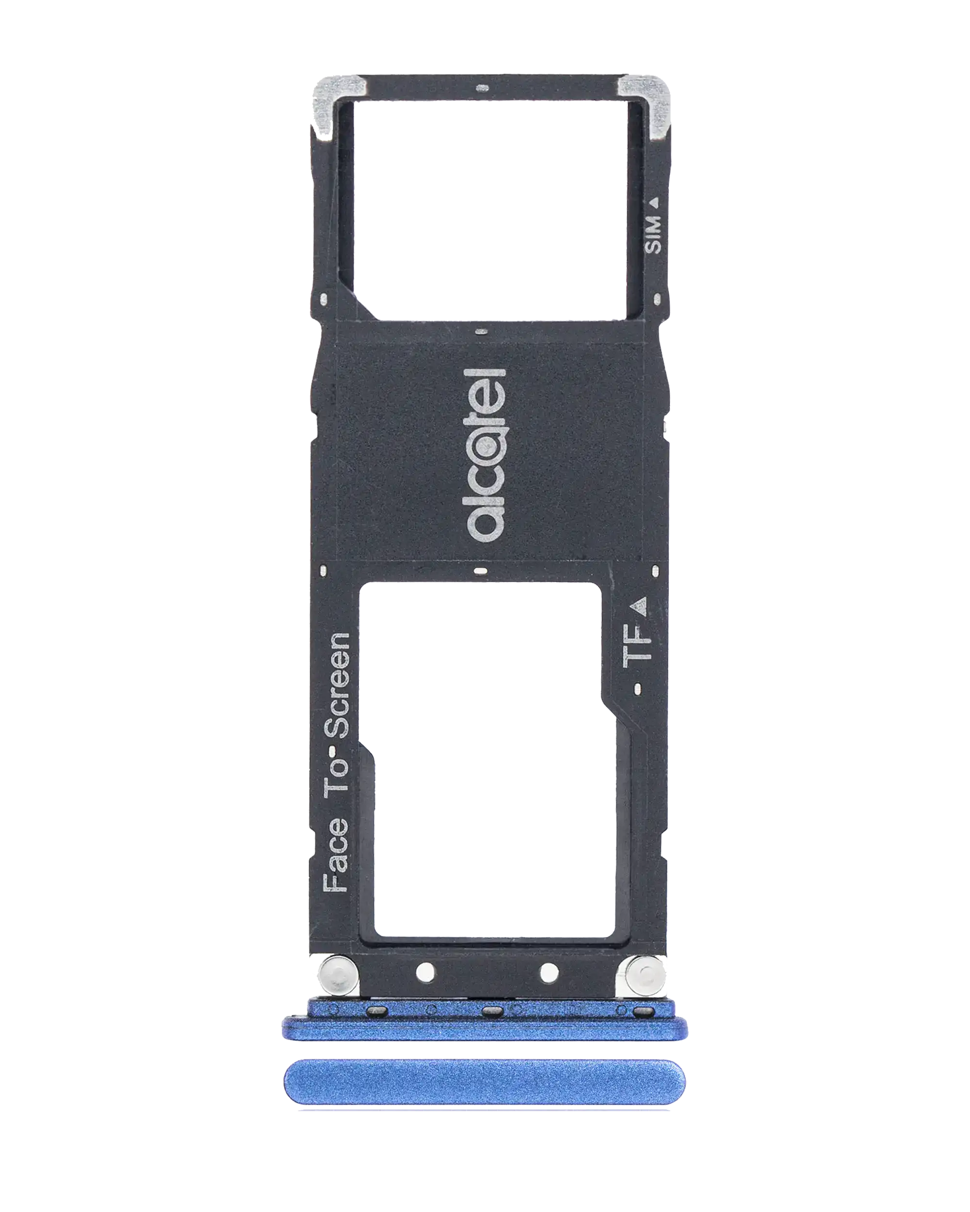 Einzel-SIM-Kartenfach für Alcatel 3C (5026 / 2018) (Blau)