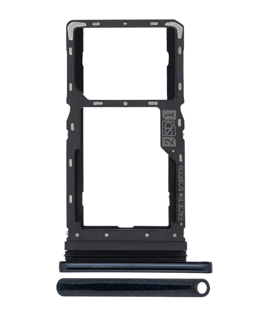 Dual SIM Card Tray for Motorola Moto G8 Play (XT2015 / 2019) (Blue)