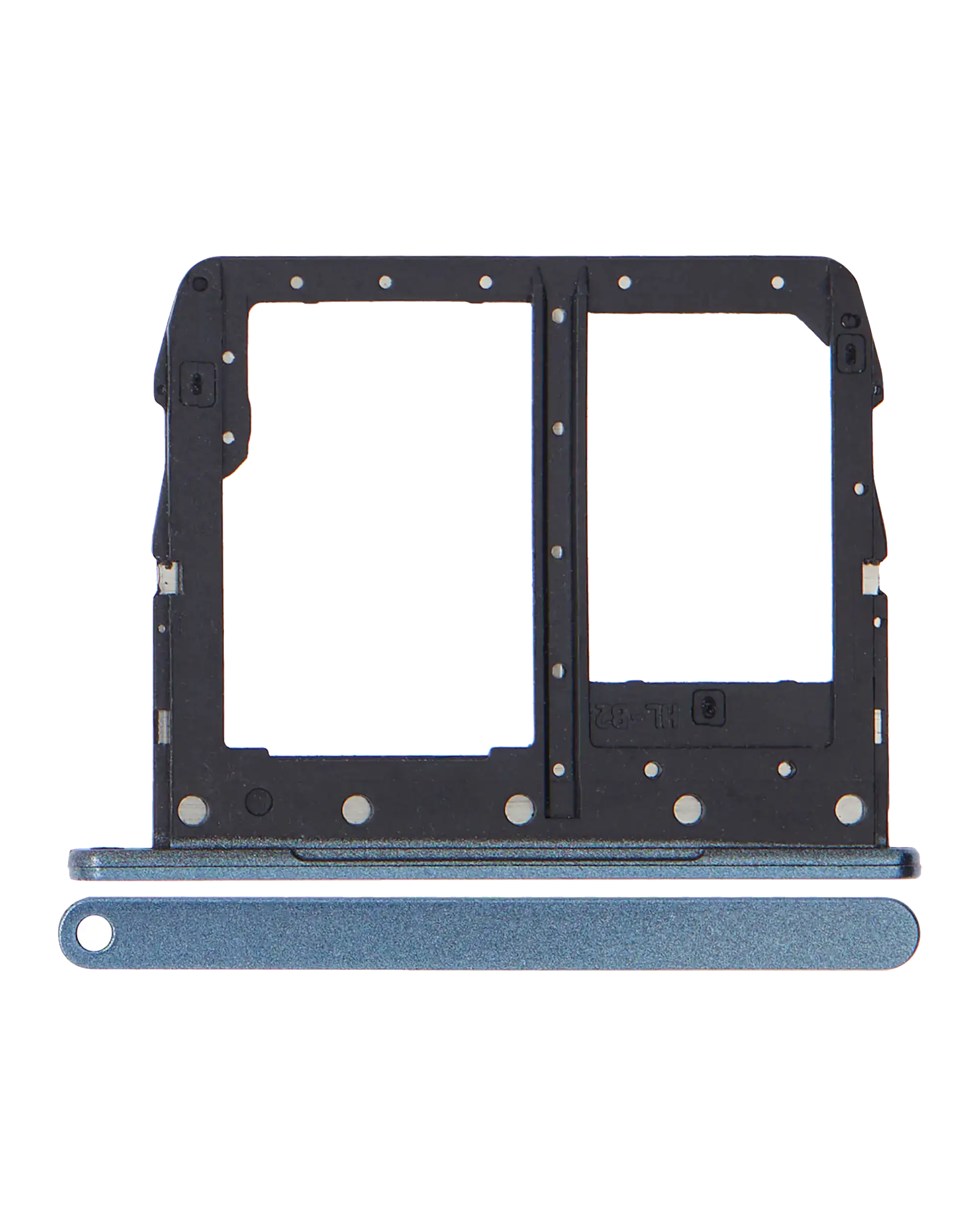 Single Sim Card Tray für LG K30 (X320 / 2019) (New Moroccan Blue)