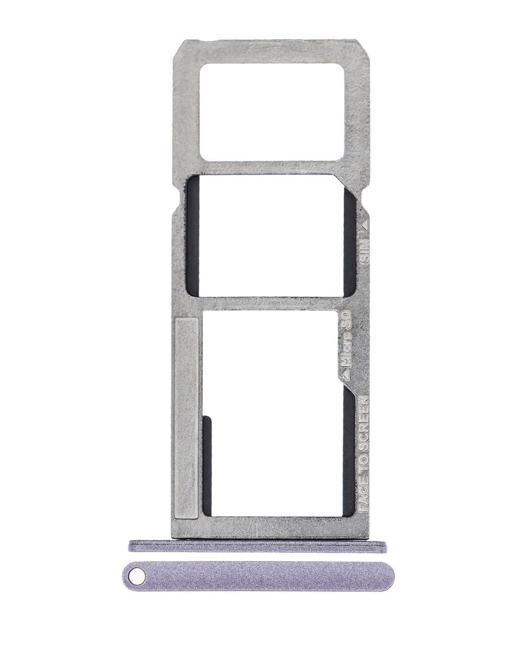Dual SIM Tray for Motorola Moto E5 Play (XT1921 / 2018) (Grey)