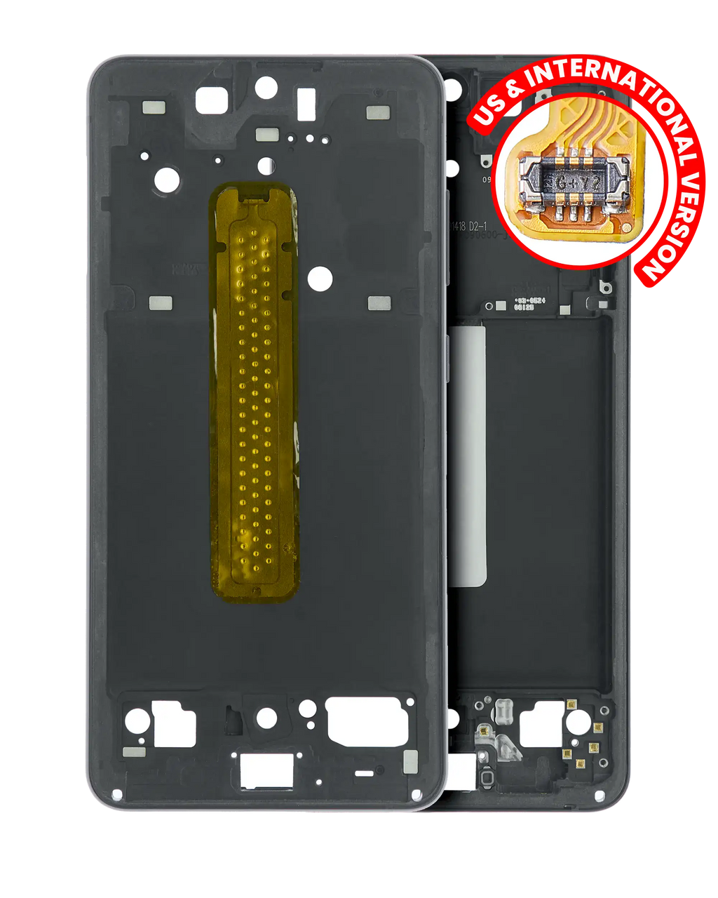 Midframe/Rahmen für Samsung Galaxy S21 FE 5G Graphite A-Qualität