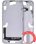 Backcover/Rahmen mit Kleinteilen für iPhone 15 Plus Blau Aftermarket Plus