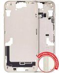 Midframe/Rahmen mit Kleinteilen für iPhone 15 Plus Gelb Aftermarket Plus