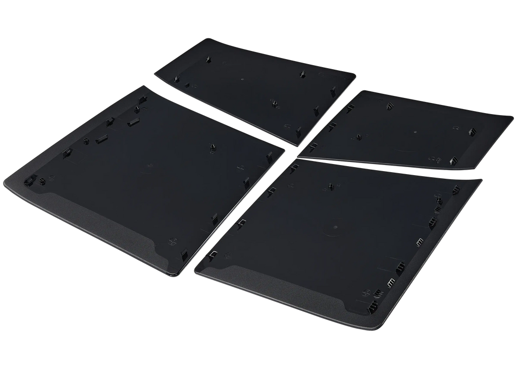 Gehäuseabdeckung (Ober- und Unterteil) für Sony PlayStation 5 Slim (Schwarz)