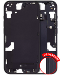 Midframe/Rahmen mit Kleinteilen für iPhone 15 US Schwarz Aftermarket Plus