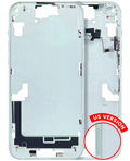 Midframe/Frame with Small Parts for iPhone 15 Plus (US Version) (Aftermarket Plus) (Green)